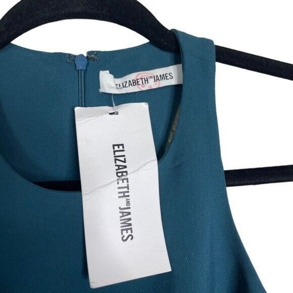 ELIZABETH and James Gali Grommet Asymtric Dress sz 4 Retail $395 - Picture 8 of 9